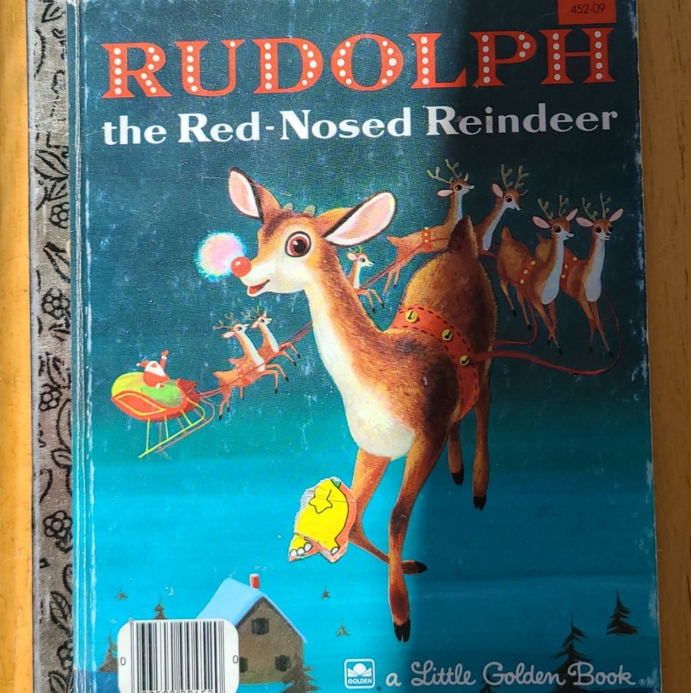 Vintage Rudolph the Red-Nosed Reindeer Little Golden Book